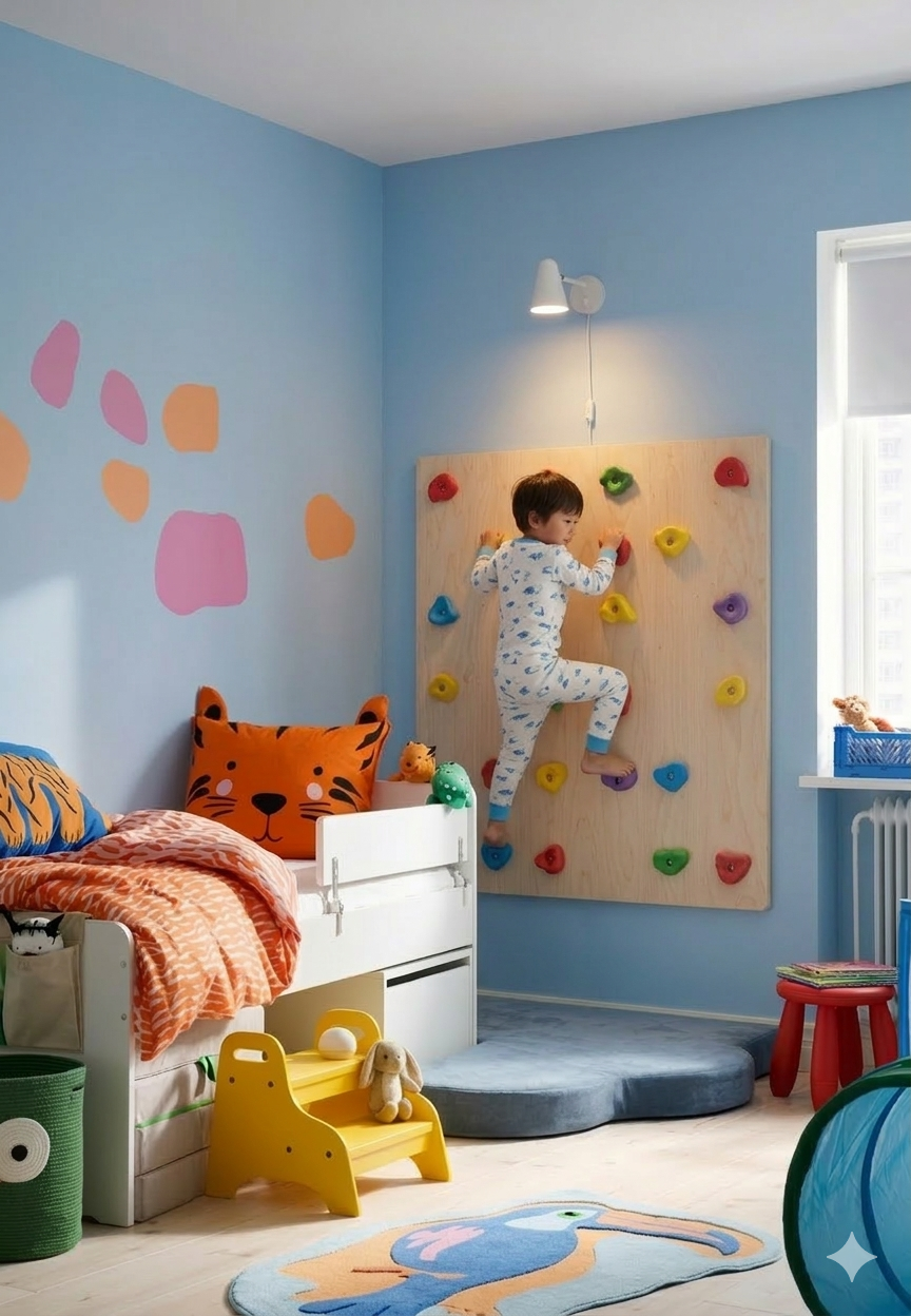 Minimalist Home Climbing Wall – Condo Mini (Kids Activity Wall)